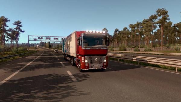 Мод тюнингованных грузовиков в трафике - Tuned Truck Traffic Pack для ETS 2