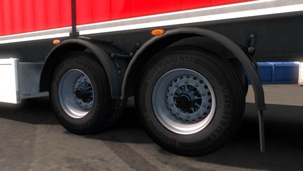 Мод реалистичных шин трейлера - Real Trailer Tyres Mod для ETS 2