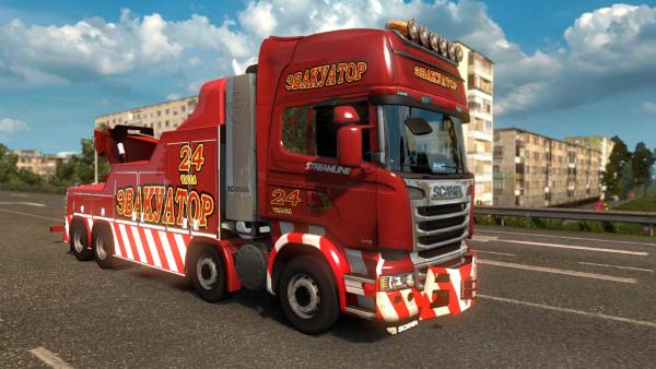 Мод эвакуатора Scania Streamline для ETS 2