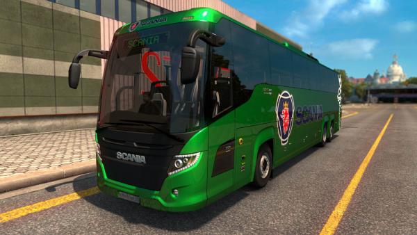 Мод комфортабельного автобуса Scania Touring K410 для ETS 2
