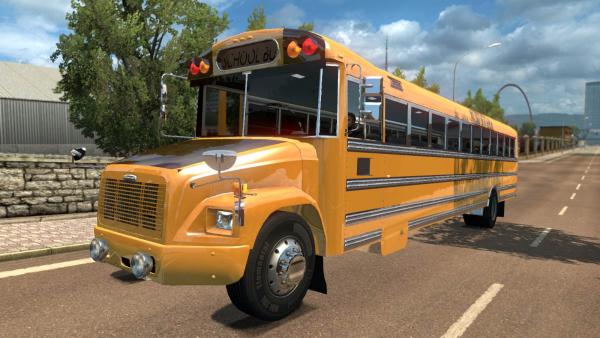 Мод школьного автобуса Freightliner FS-65 для ETS 2