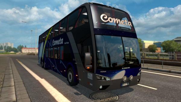 Мод туристического автобуса Scania Busscar Panoramico DD для ETS 2