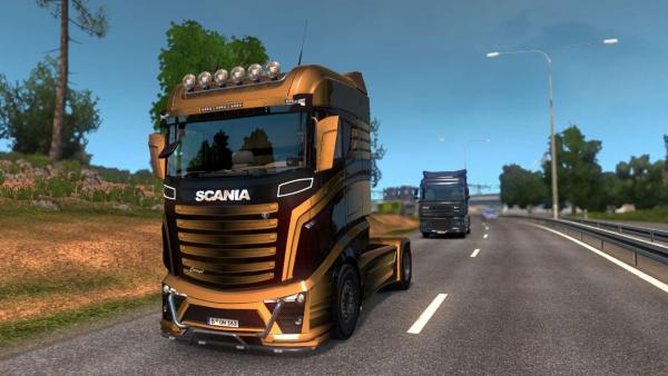 Мод тягача Scania Concept для ETS 2