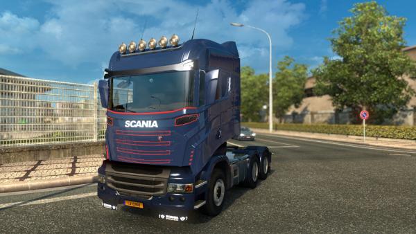 Мод магистрального тягача Scania R1000 для ETS 2