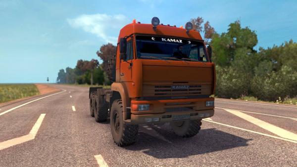 Мод внедорожных грузовиков КамАЗ-4326, 65221, 6350 и 43118 для ETS 2