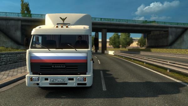 Мод грузовика КамАЗ-54115 из Дальнобойщиков для ETS 2